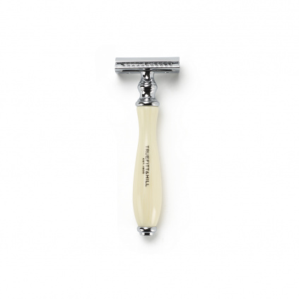 Double Edge Faux Ivory Razor