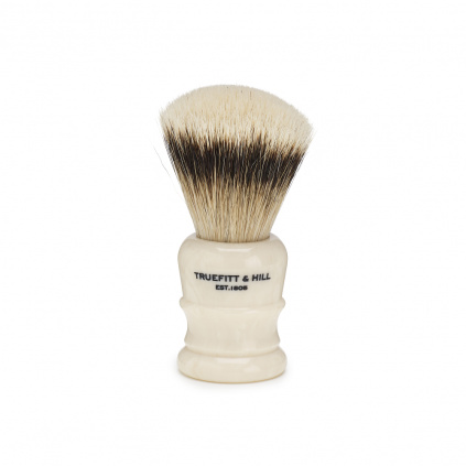 Faux Ivory Super Badger Shave Brush Wellington Fan