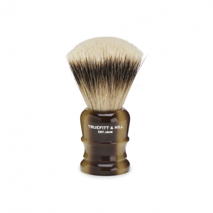 Faux Horn Super Badger Shave Brush Wellington Fan