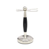Edwardian Set Faux Ebony Synthetic Bristle Brush Fusion Razor Stand stand only