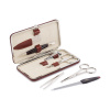 Large 6 Piece Manicure Set Tan open alt