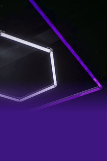 LED stropní osvětlení 6500K X + RGB OBDÉLNÍK