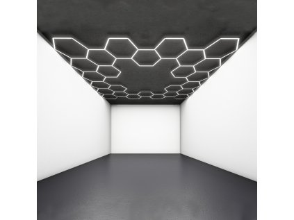 LED stropní osvětlení 6500K 26 HEXAGON 5280x4980