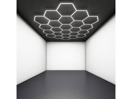 LED stropní osvětlení 6500K 25 HEXAGON 3865x4980