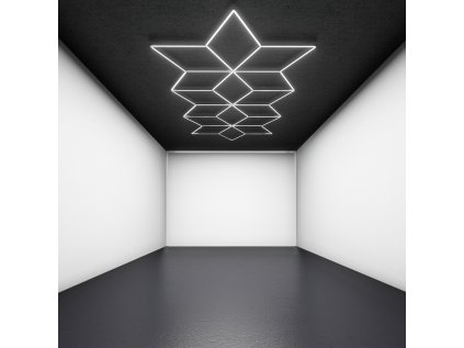 LED stropní osvětlení 6500K HVĚZDICE 3 2439x5586