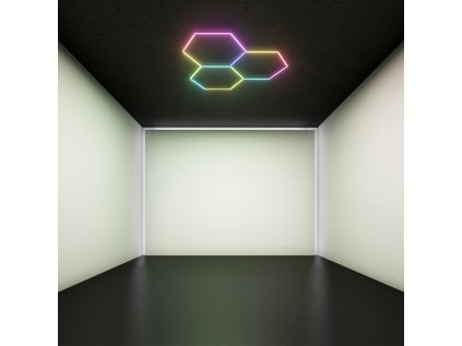 LED RGB osvětlení 3 HEXAGON 1715x1707