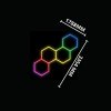 LED RGB osvětlení 4 HEXAGON 1788x3354