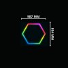 LED RGB osvětlení 1 HEXAGON 894x987