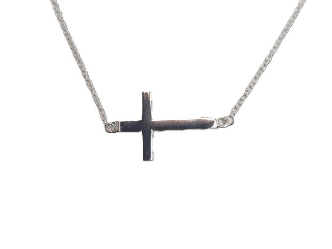 Stříbrný řetízek křížek vel.42+3cm SREZ027