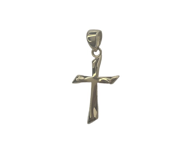 Zlatý přívěsek křížek ZPR002