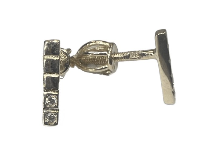 Zlaté náušnice na šroubek ZNA005