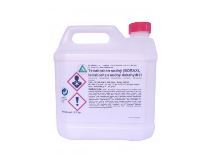 Tetraboritan sodný dekahydrát - BORAX 10H2O - 2,7 kg