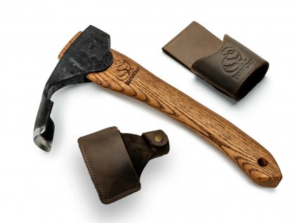 Teslice s koženým pouzdrem AX2 BeaverCraft Adze with Leather Sheath