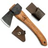 Malá řezbářská sekera s koženým pouzdrem AX1 BeaverCraft Small Carving Hatchet with Leather Sheath