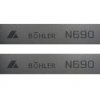 Steel N690 - 3 x 40 x 850 mm