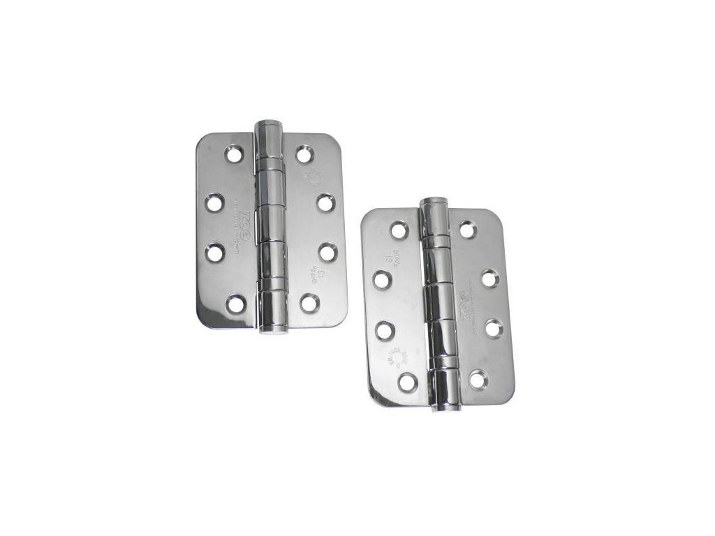 zawias drzwiowy 102x76x3 inox polysk 2x