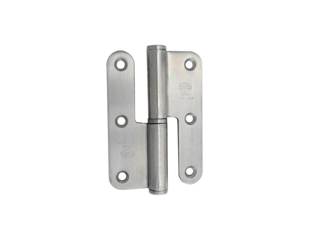 zawias 422 100x70 inox lewy izda