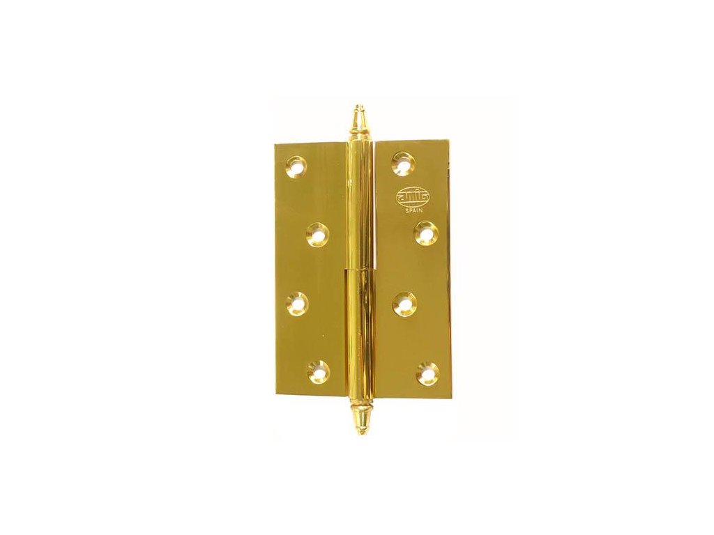 zawias 1007 100x70 mosiezny lak prawy d