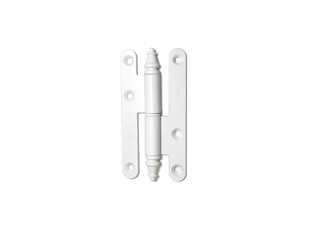 zawias 507 110x55 stalowy bialy prawy