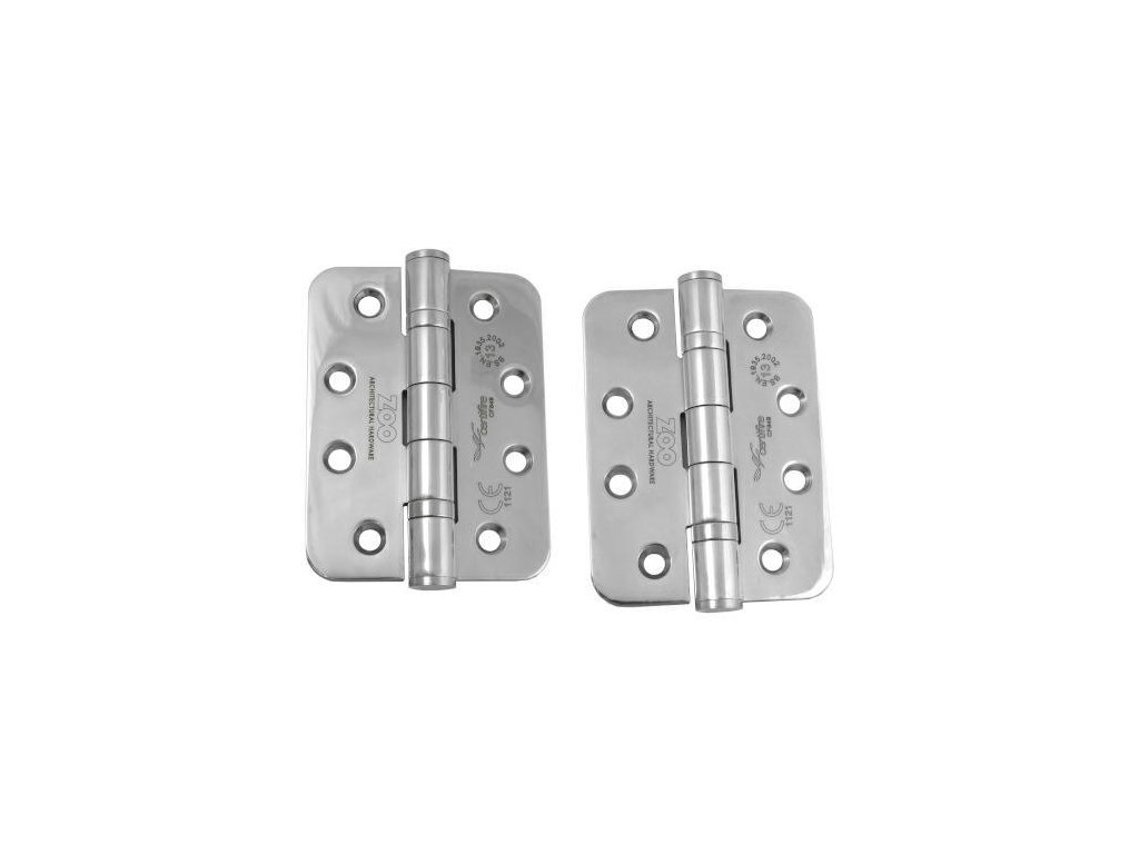 zawias drzwiowy 102x76x3 chromowany 2x