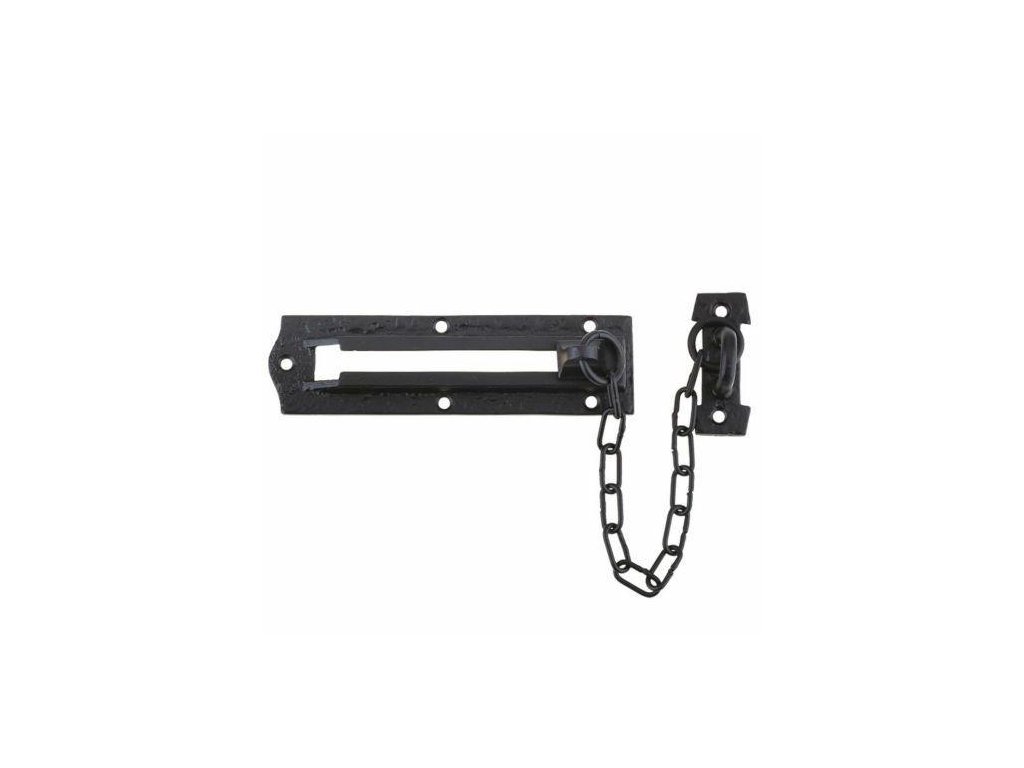 lancuch dveřní 155x40mm černý