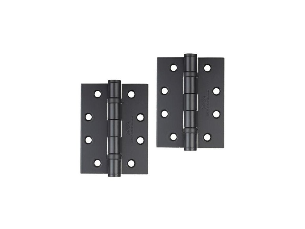zawias drzwiowy 102x76x3 czarny 2x loz