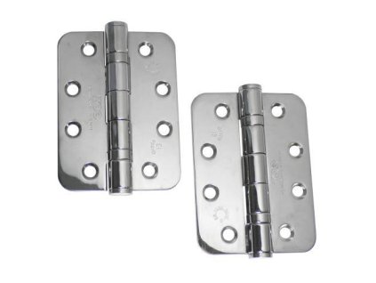 zawias drzwiowy 102x76x3 inox polysk 2x