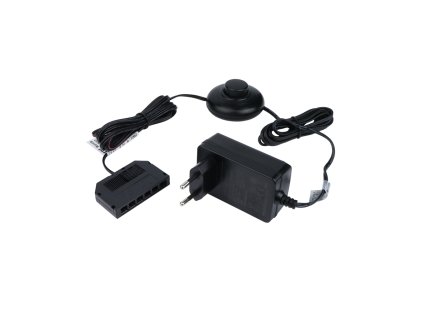 uklad zasilajacy wtykowy led 12v dc 36w z wylacznikiem noznym i rozdzielaczem