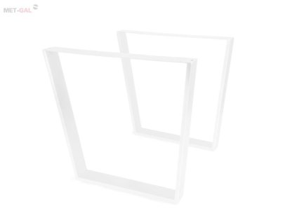 Stolová podnož DN 971A (80x20) D780xH730 matná bílá STELARIS