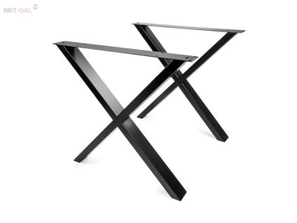 Stolová podnož DN 974B (80x40) D780xH730 černá STELARIS