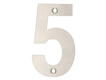 číslice 5 102 mm inox