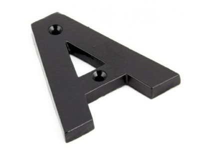 litera a 78x8mm czarna