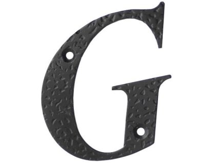 písmeno g 10 cm černou display