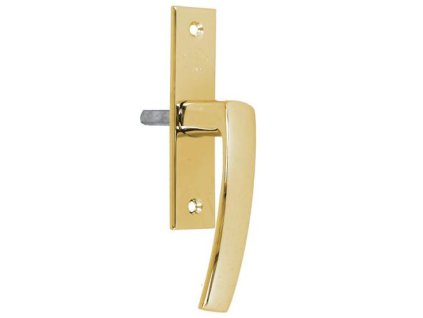 klamka okienna 120 mosiezna lakierowana