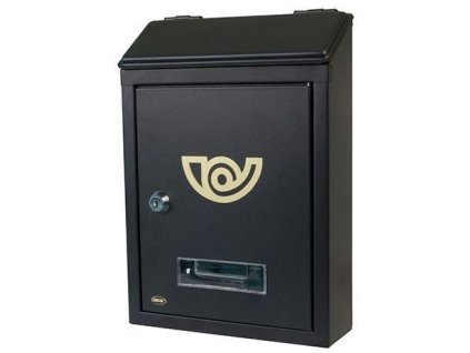 skrzynka na listy 2 mini czarna matowa