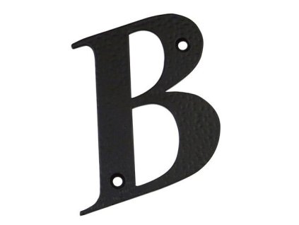 písmeno b 10 cm černou display