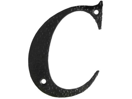 písmeno c 10 cm černou display