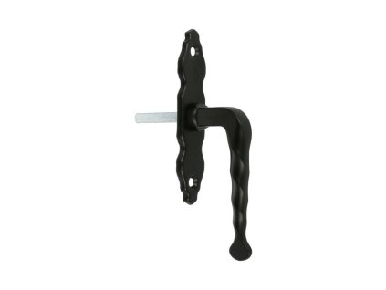 klamka okienna 121 100x22 czarna