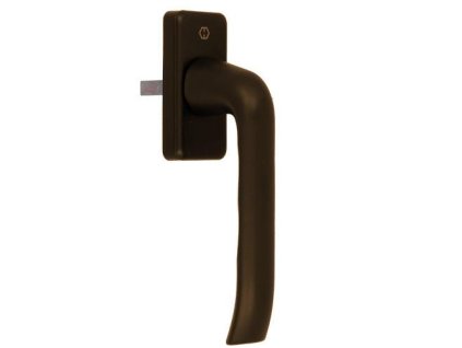 klamka okienna 2025 aluminiowa brazowa