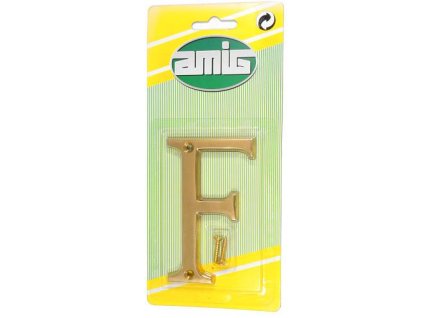 litera f 5cm mosiezna lakierowana