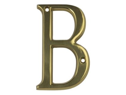 litera b 5cm mosiezna lakierowana