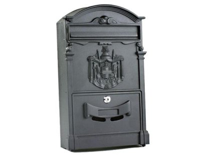 skrzynka na listy 4 400x240x80 czarna