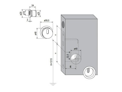 scivola g klíč u%252Fp mosaz okrag 60