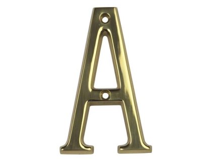 litera a 10cm mosiezna lakierowana