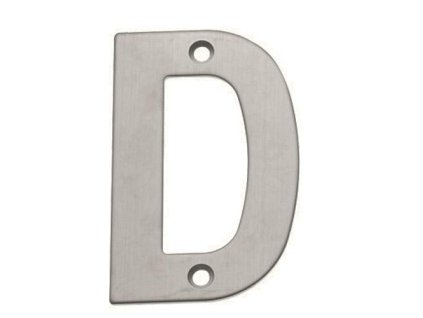 písmeno d 10 cm inox