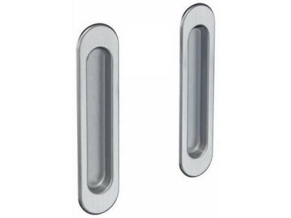 scivola f oválná mosaz saténový chrom