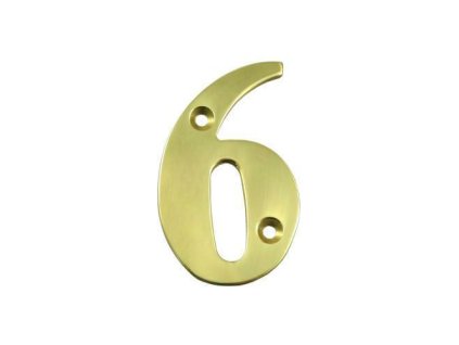 numer 6 5 cm mosiezny