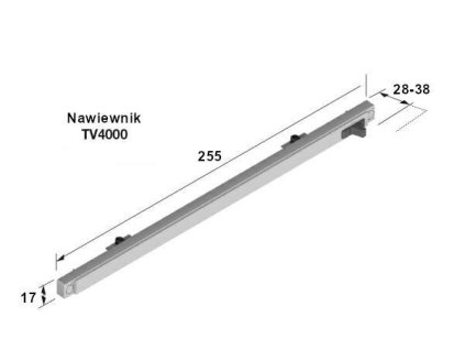větrací prvek tv 4000 hl 2200%252F225 ral7016