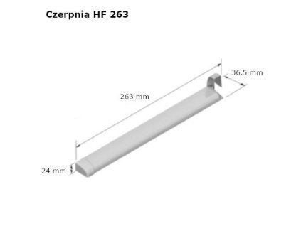 nasávací mřížka hf 263 hliník ral7016 matowy