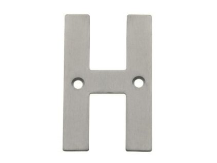 litera h 10cm inox